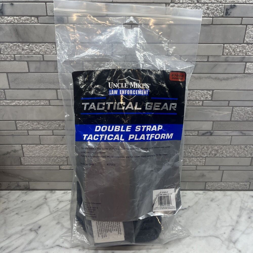 Uncle Mike's Tactical Duty Gear, Double Leg Strap Holster, Platform 5700-0